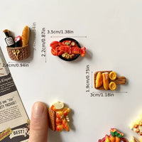 Mini Food Fridge Magnets