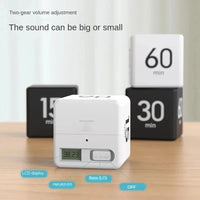 Productivity Cube Timer Gravity Sensor Flipping LED Display 4 Preset Time Dual Modes Countdown Cooking Study Mini Digital Timer