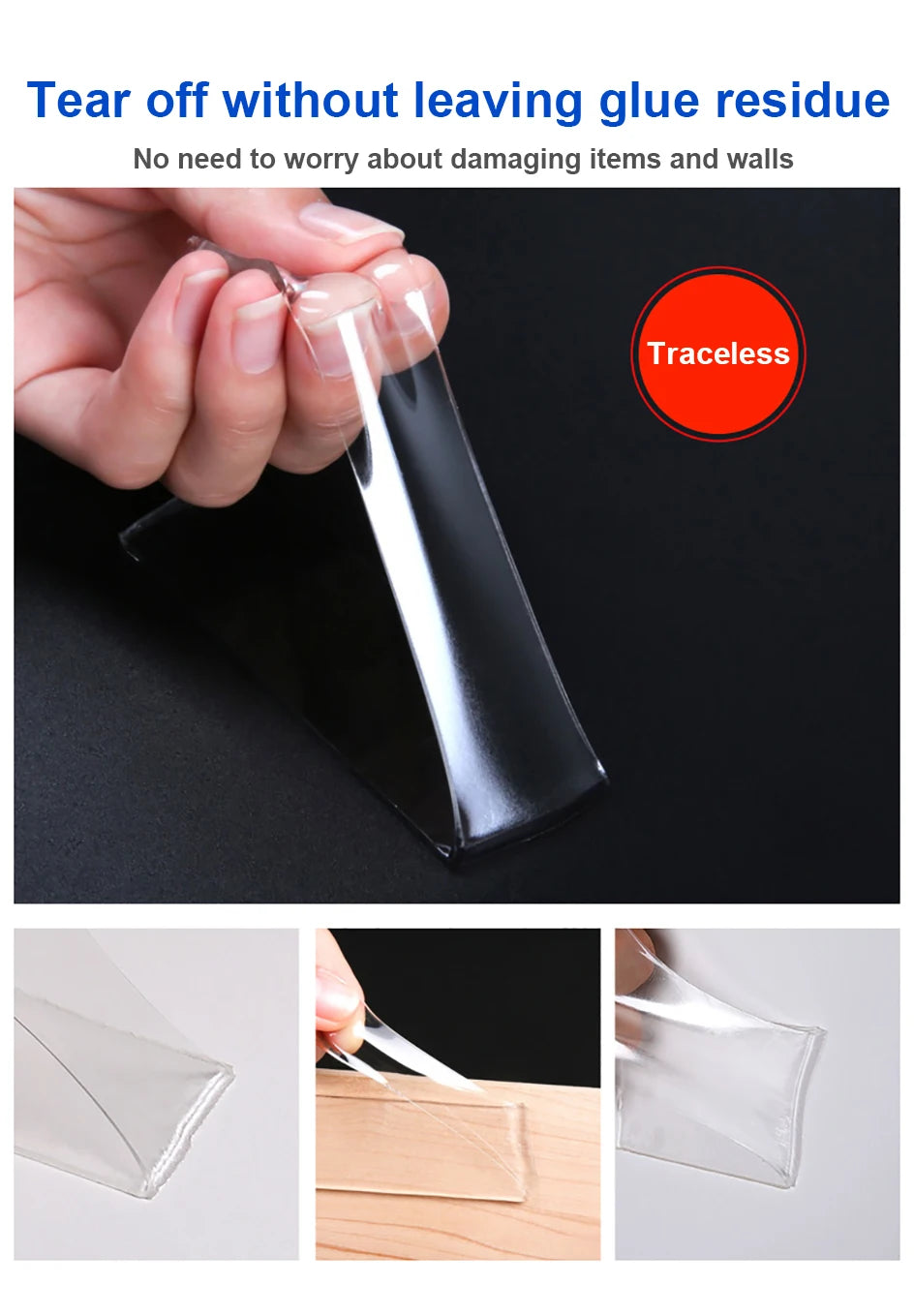 StickPro Invisible Tape Heavy-Duty, Washable Nano Adhesive - Trends Zone
