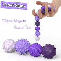 Magnetic Fidget Balls – Silicone Set with Carry Case