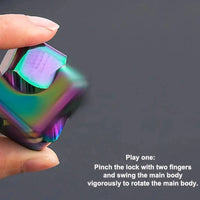 Fidget Spinner Dice Cube – Quiet Metal Desk Toy