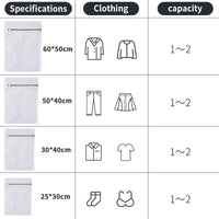 Fine Net Laundry Bag Clothing Care Washing Machines Dirty Laundry Basket Travel Shoes Mesh Bags Woman Bra Clothes Organizer - Trends Zone