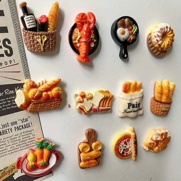 Mini Food Fridge Magnets
