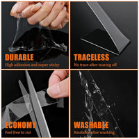 StickPro Invisible Tape Heavy-Duty, Washable Nano Adhesive - Trends Zone