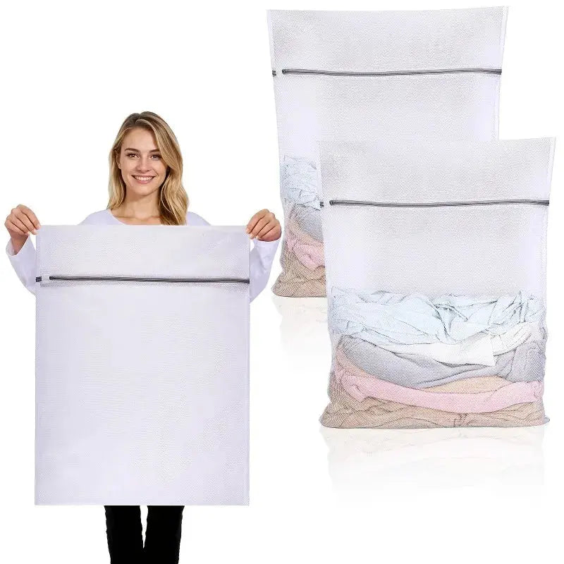 Fine Net Laundry Bag Clothing Care Washing Machines Dirty Laundry Basket Travel Shoes Mesh Bags Woman Bra Clothes Organizer - Trends Zone