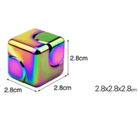 Fidget Spinner Dice Cube – Quiet Metal Desk Toy