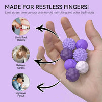 Magnetic Fidget Balls – Silicone Set with Carry Case