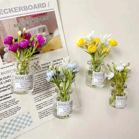 Mini Magnetic Vase Fridge Magnets (8PCS) Cute 3D Kitchen Decor & Gift - Trends Zone