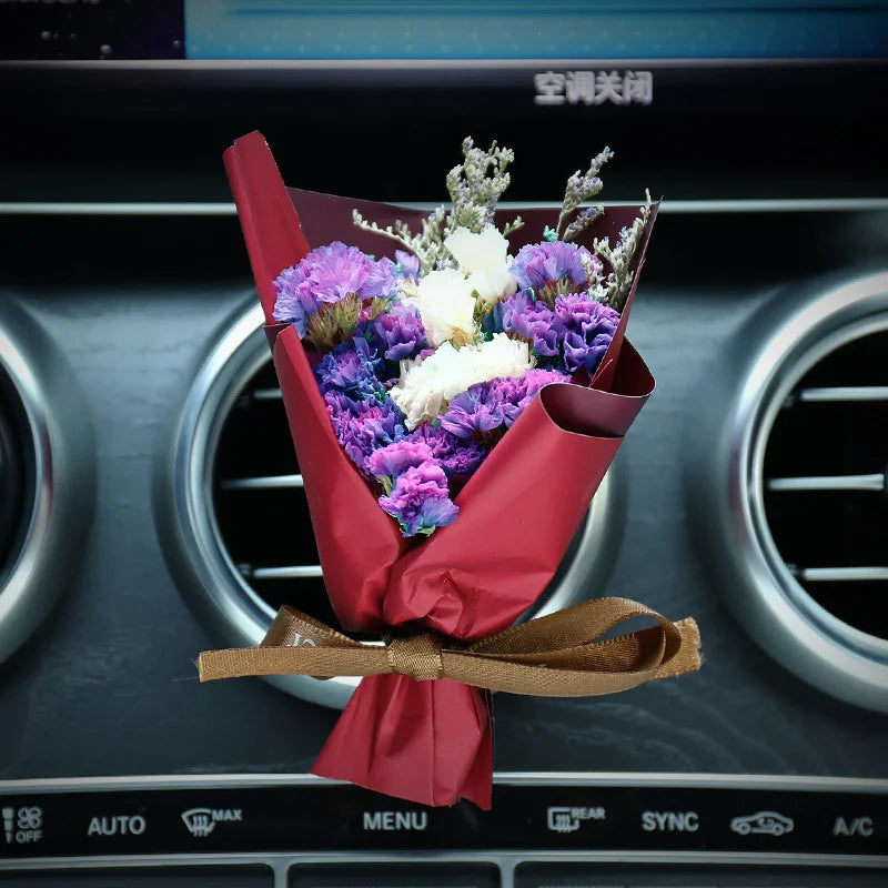 Universal Car Air Outlet Air Freshener Auto Dried Flower Fragrance Perfume Diffuser Automobiles Interior Decoration Accessories