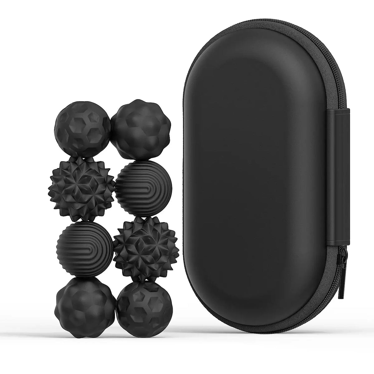 Magnetic Fidget Balls – Silicone Set with Carry Case