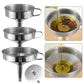 CleanPour Stainless Steel Funnel & Strainer - Trends Zone