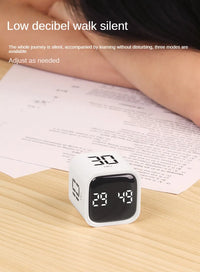 Productivity Cube Timer Gravity Sensor Flipping LED Display 4 Preset Time Dual Modes Countdown Cooking Study Mini Digital Timer