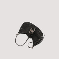 New Oil Wax Leather Personality Rivets Flap Shoulder Messenger Bag - Trends Zone