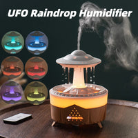 New UFO Raindrop Humidifier Water Drop Air Humidifier USB Aromatherapy Essential Oils Aroma Air Diffuser Household Mist Maker Home Decor - Trends Zone