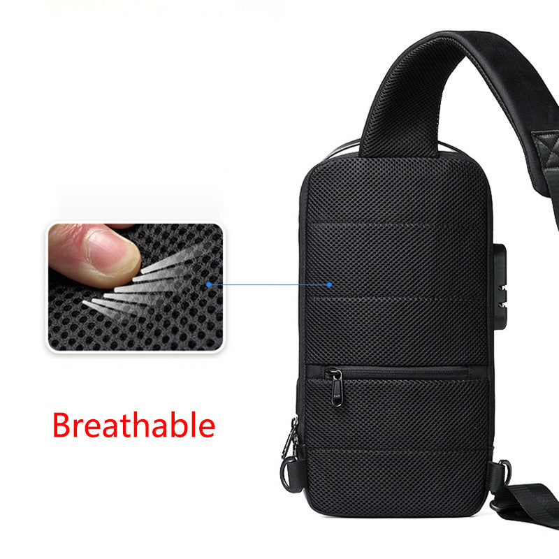 Waterproof Anti-Theft USB Crossbody Bag | Travel & Daily Use - Trends Zone