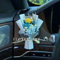 Flower bouquet car vent clip - Bouquet 13