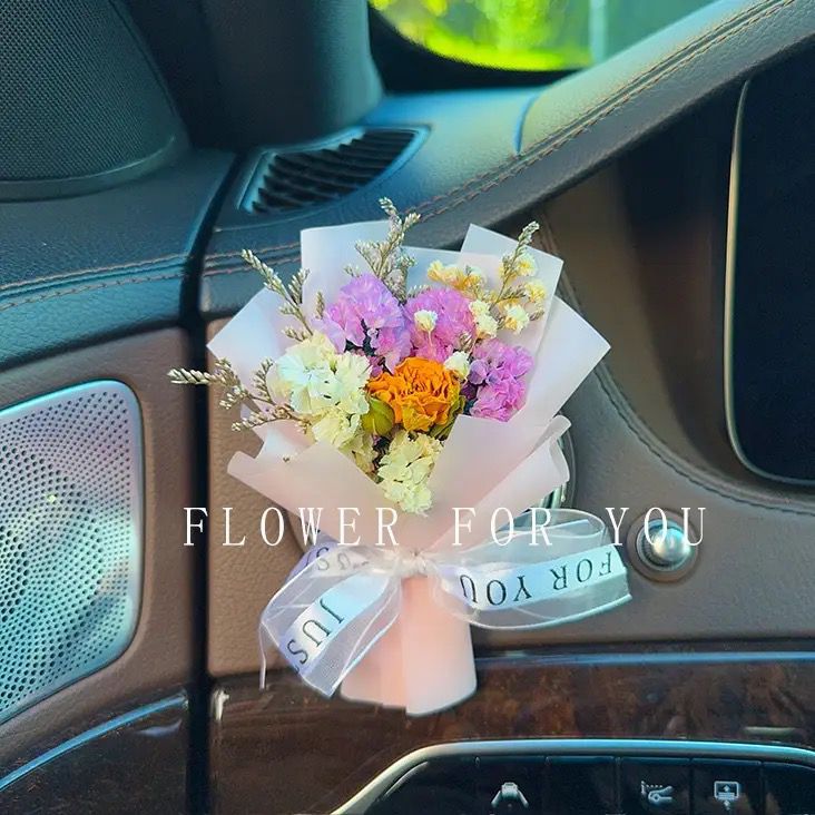 Flower bouquet car vent clip - Bouquet 02
