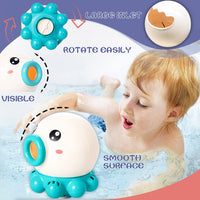 Octopus Fountain Bath Toy Water Jet Rotating Shower Bathroom Toy Summer Water Toys Sprinkler Beach Toys Kids Water Toys - Trends Zone