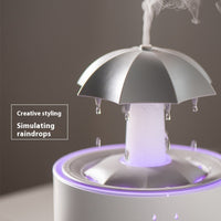 Raindrop Aromatherapy Humidifier Household Office Creativity Water Drop Rotating Humidifier Umbrella Fragrance Machine - Trends Zone