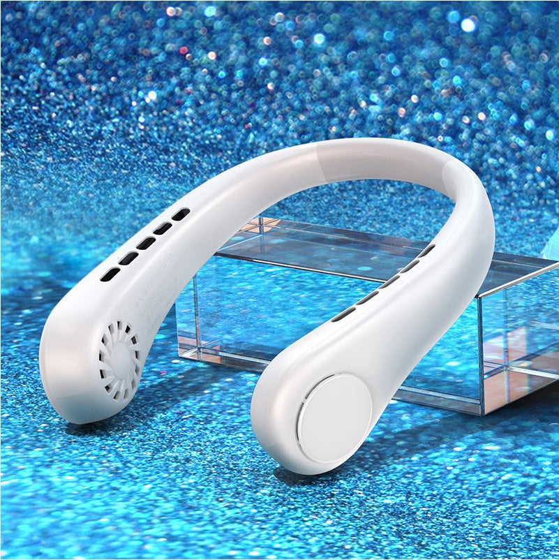 Mini Bladeless Neck Fan | Hands-Free, Rechargeable Air Cooler for Summer Sports & Travel - Trends Zone