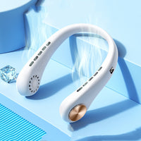 Mini Bladeless Neck Fan | Hands-Free, Rechargeable Air Cooler for Summer Sports & Travel - Trends Zone
