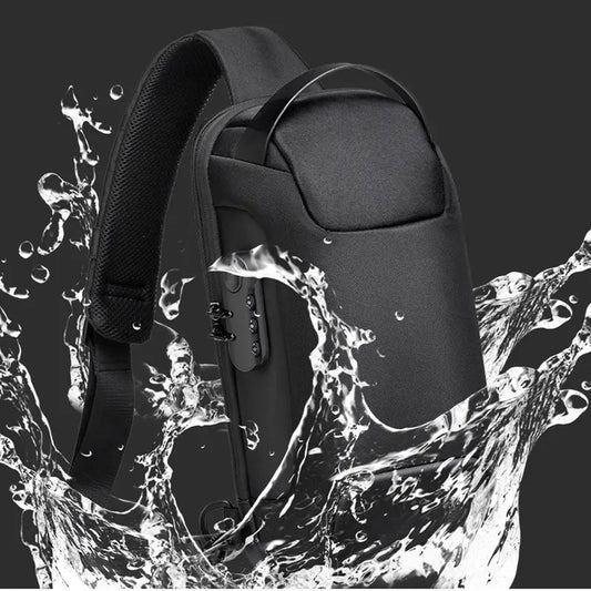 Waterproof Anti-Theft USB Crossbody Bag | Travel & Daily Use - Trends Zone