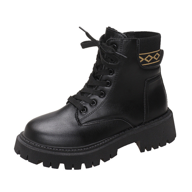 Martin Boots Female British Style Fleece-lined - Trends Zone