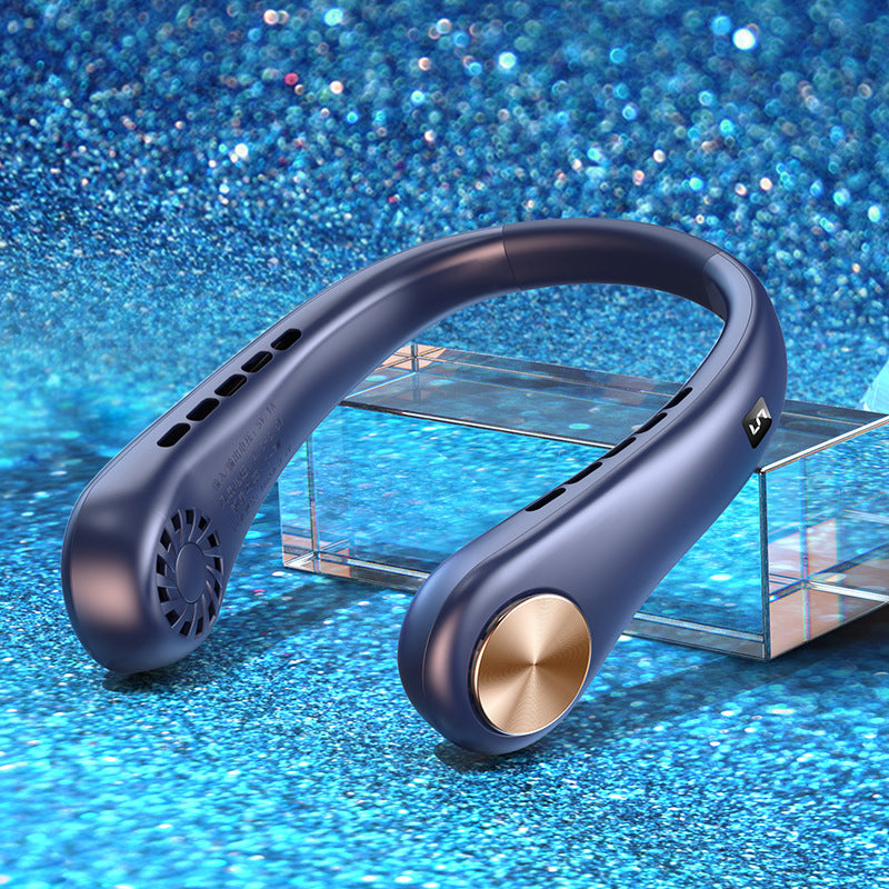 Mini Bladeless Neck Fan | Hands-Free, Rechargeable Air Cooler for Summer Sports & Travel - Trends Zone
