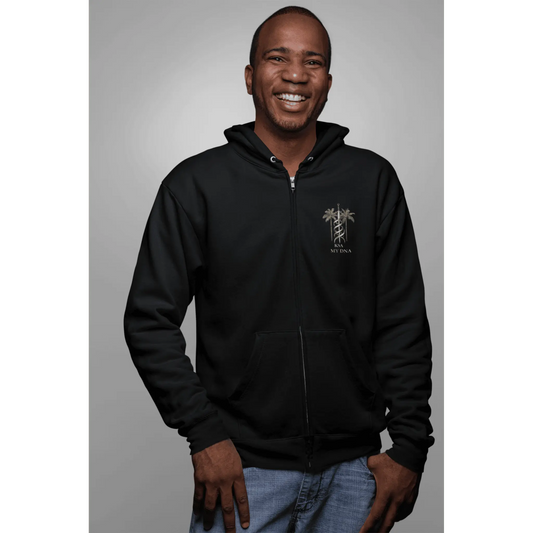 My DNA Unisex Heavy Blend™ Full Zip Hooded Sweatshirt - Comfortable & Stylish Casual Wear - Trends Zone