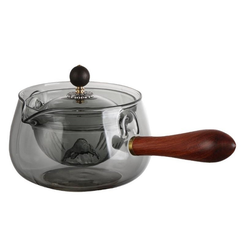 Elegant Glass Rotating Teapot | Enhances Tea Flavor & Aroma - Trends Zone