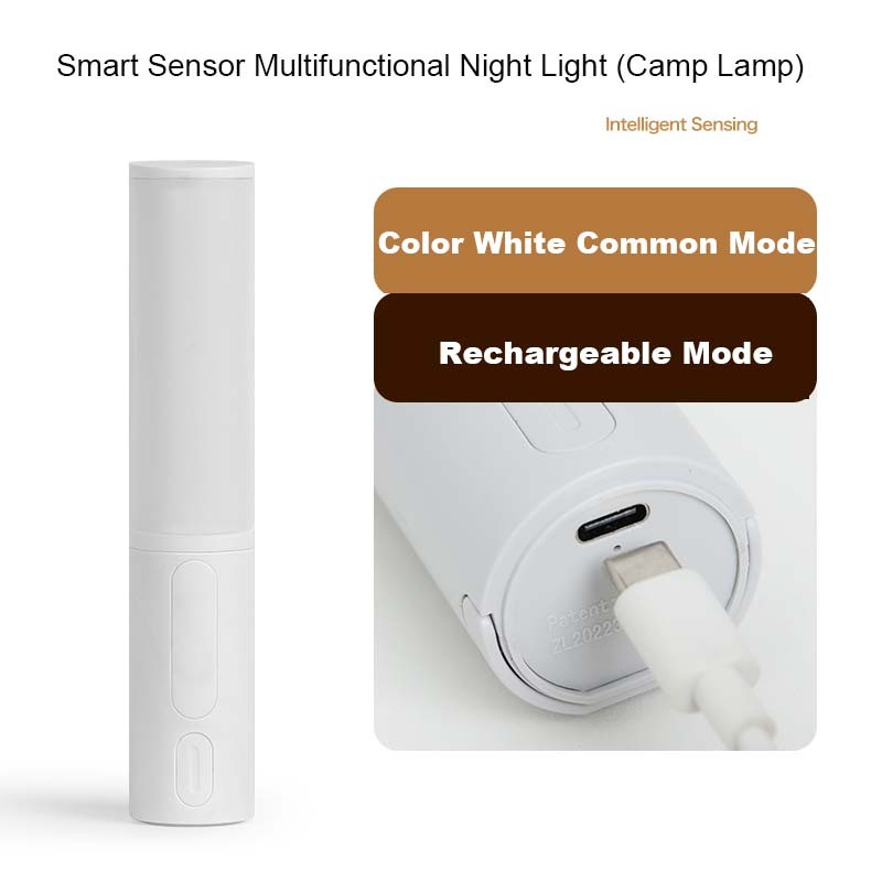 Smart Motion Sensor LED Night Light – Rechargeable, Portable & 3-Color Adjustable for Perfect Ambiance! - Trends Zone