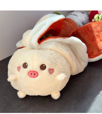 Cute Fruit Turned Strawberry Rabbit Doll Plush Toys Pillow - Trends Zone