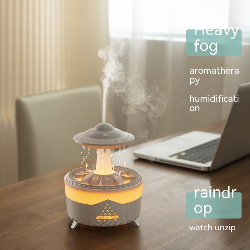 New UFO Raindrop Humidifier Water Drop Air Humidifier USB Aromatherapy Essential Oils Aroma Air Diffuser Household Mist Maker Home Decor - Trends Zone