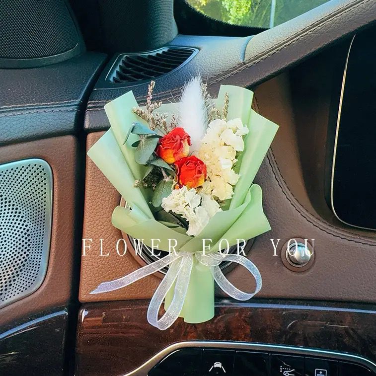 Flower bouquet car vent clip - Bouquet 15