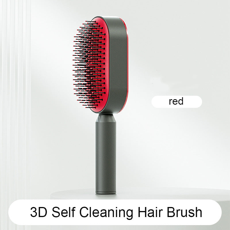 Elegance Self-Cleaning Hairbrush - Trends Zone