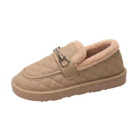 Women's Flat Bottomed Warm And Fluffy Cotton Shoes - Trends Zone