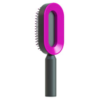 Elegance Self-Cleaning Hairbrush - Trends Zone