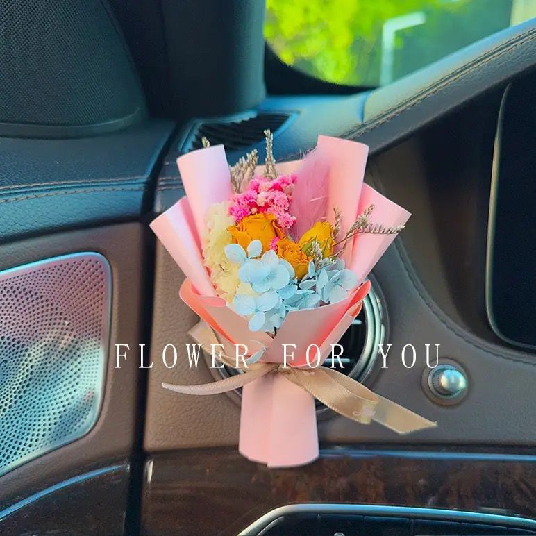 Flower bouquet car vent clip - Bouquet 10
