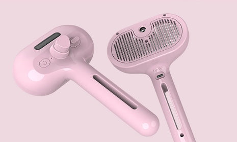 Pet Comb Self Cleaning Pets Hair Remover Brush For Dogs Grooming Tools Dematting Comb Built-in Mist Humidifier Pet Products - Trends Zone