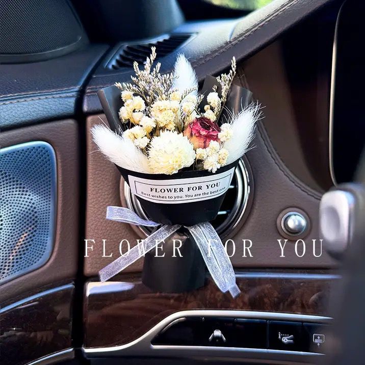 Flower bouquet car vent clip - Bouquet 04