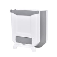Wall-mounted Foldable Trash Can Household Classification Sundries Container Living Room And Kitchen Toilet - Trends Zone
