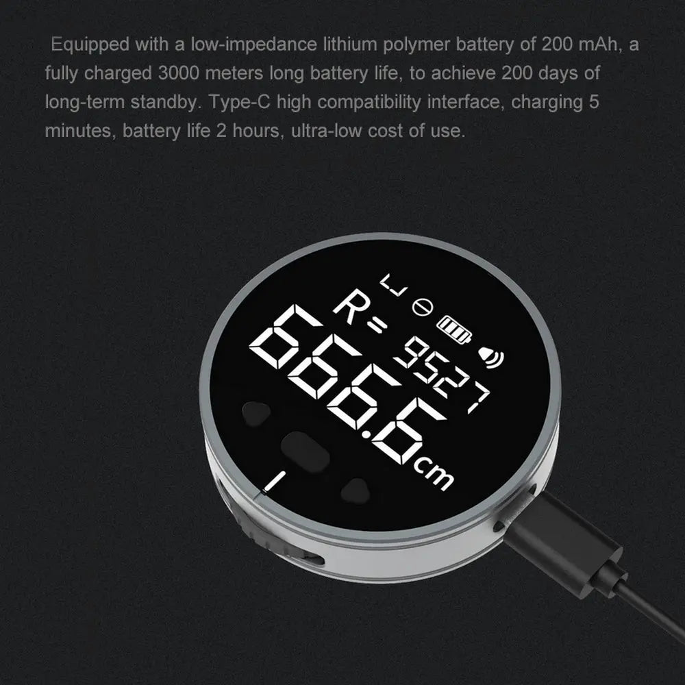 Distance Measuring Instrument Electronic Measuring Ruler Tape Measure High Definition Digital LCD High Precision Electronic Measuring Ruler Tool - Trends Zone