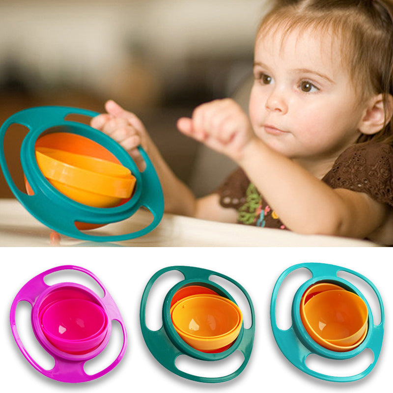 360 Rotate Universal Spill-proof Bowl Dishes - Trends Zone