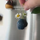 MagniVase – Mini Ceramic Vase with Included Flowers
