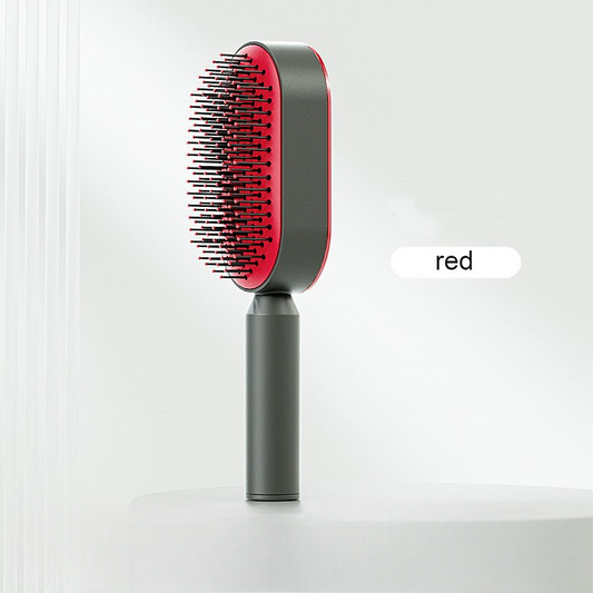 Elegance Self-Cleaning Hairbrush - Trends Zone