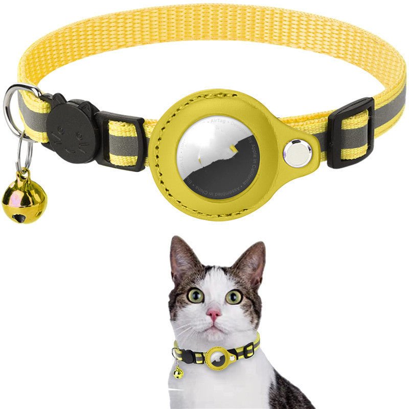 Reflective AirTag Pet Collar – Track, Protect, and Keep Your Pet Safe – Trends Zone