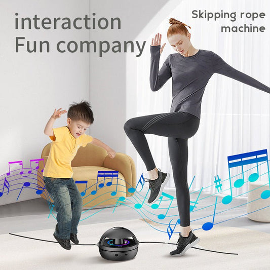 Smart Rope Skipping Machine – 10 - Speed Adjustable with Bluetooth Music & LED Display - Trends Zone