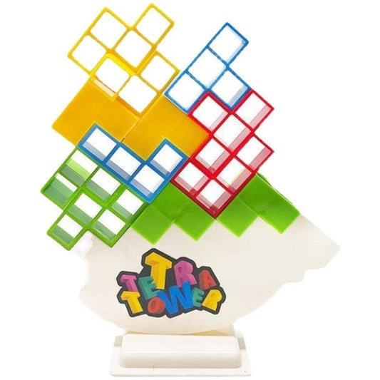 Tetra Tower – Fun & Challenging Indoor Building Block Game - Trends Zone