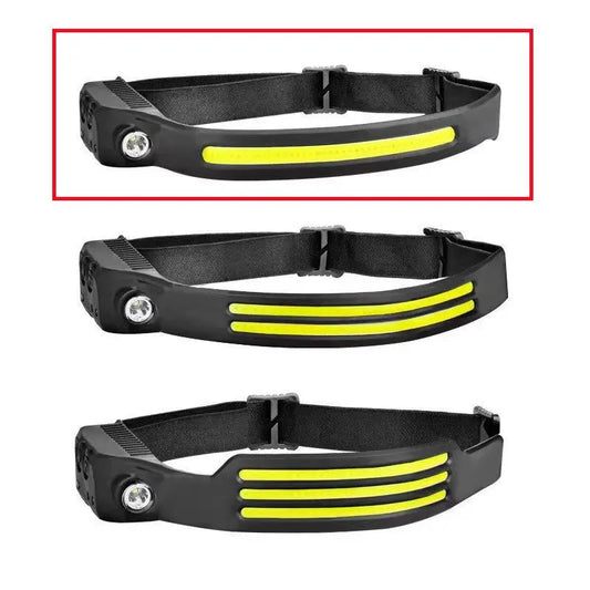 USB Rechargeable LED Headlamp - Waterproof, Ultra - Light, 360° View for Camping & Outdoor Adventures - Trends Zone