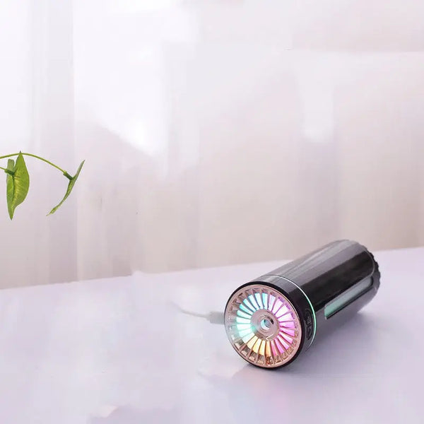 Wireless Air Humidifier – Rechargeable Ultrasonic Diffuser with Colorful Lights & Cool Mist for Car – Trends Zone
